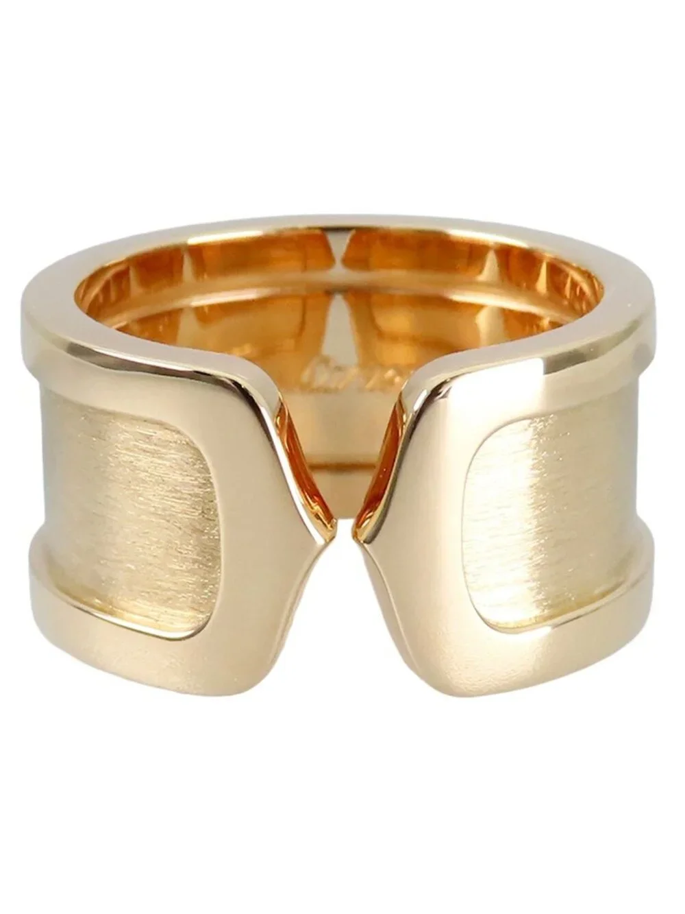 Cartier C2 Yellow Gold 18K Sea 2C Ring 48